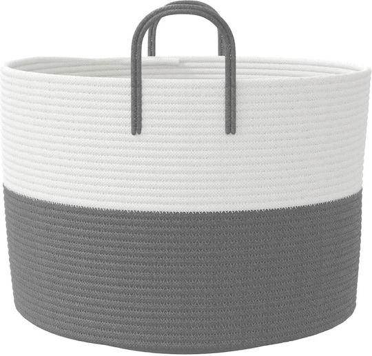 vidaXL Coș de Depozitare Tesatura Gri 51x51x33cm 1buc