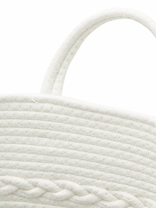 vidaXL Storage Basket Fabric Gray 43x43x38cm 1pcs