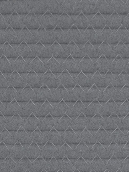 vidaXL Storage Basket Fabric Gray 43x43x38cm 1pcs
