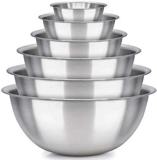 Stainless Steel Mixing Bowl with Diameter 36cm and Height 12cm.