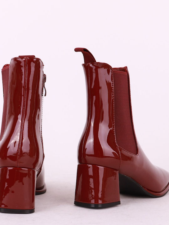 Diamantique Women's Ankle Boots Burgundy