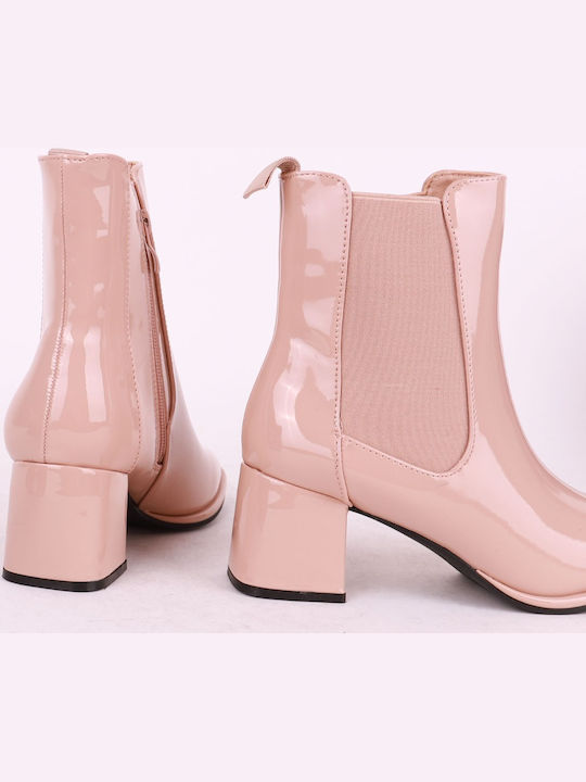 Stiefeletten Damen Beige