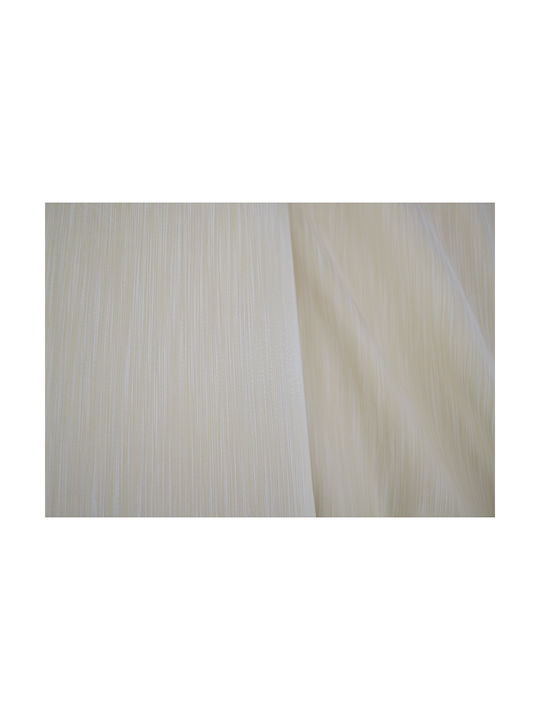Saray Home Vorhang mit Bleistiftfalten Weiß 280x220cm