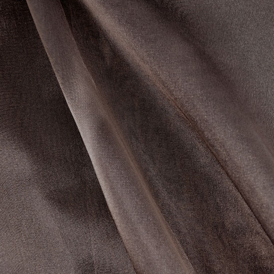 Saray Home Window Curtain With Brown Pencil Pleat 280x140cm