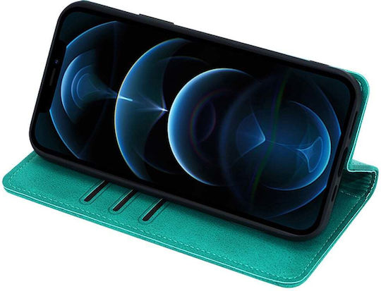 Sonique Vintage Magnet Wallet Synthetic Leather / Plastic / Silicone Turquoise (Redmi A1 / A2)