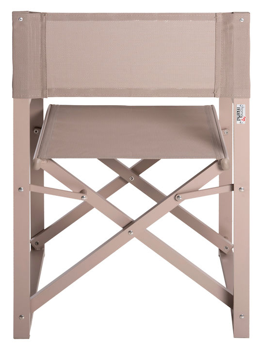 Director's Chair Aluminum Dupre Champagne 57x48.5x85cm