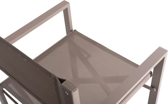 Καρέκλα Σκηνοθέτη Αλουμινίου Dupre Σαμπάνι 57x48.5x85εκ.
