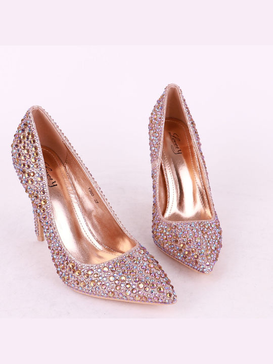 Diamantique Pink Heels