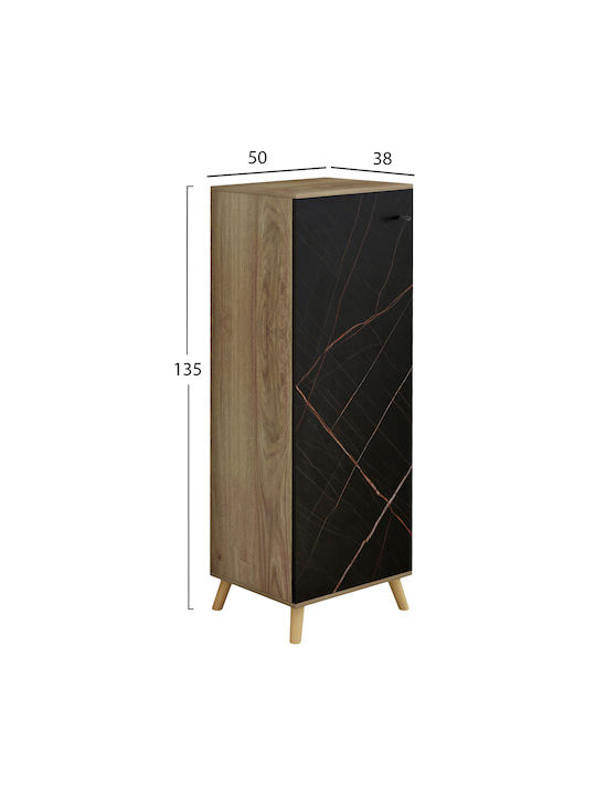 Holz Schuhschrank Alvaro 50x38x135cm