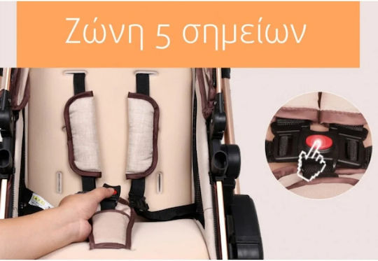 Fiko Wisesonle Ρυθμιζόμενο Καρότσι 3 σε 1 Γκρι