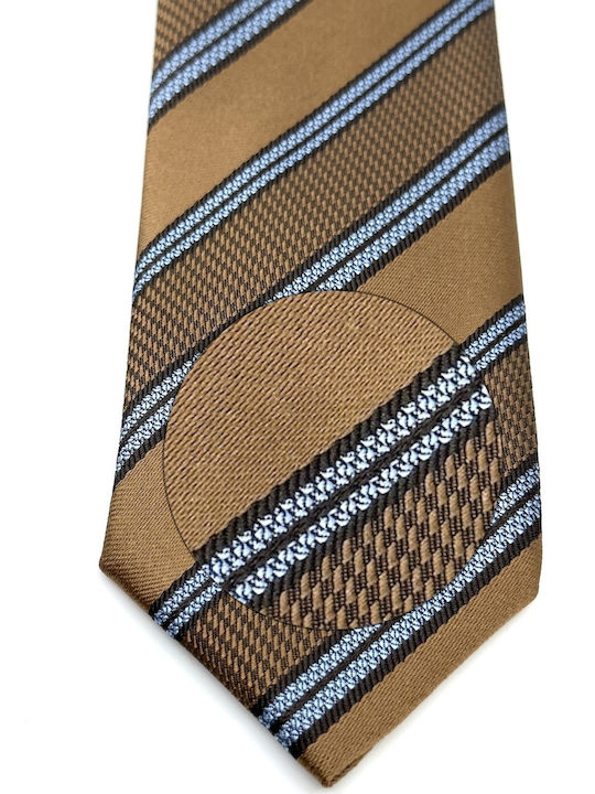 Legend Accessories Männer Krawatten Seide Mit Muster in Braun Farbe