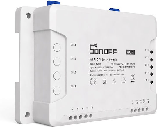 Itead Smart Switch 4 Καναλιών Wi-Fi