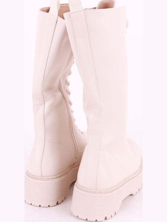 Damenstiefel Beige