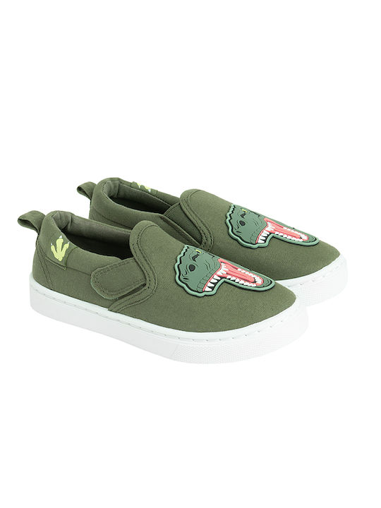 Cool Club Παιδικά Sneakers Slip-on Πράσινα