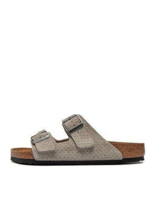 Arizona BS Leder Herrensandalen in Braun Farbe