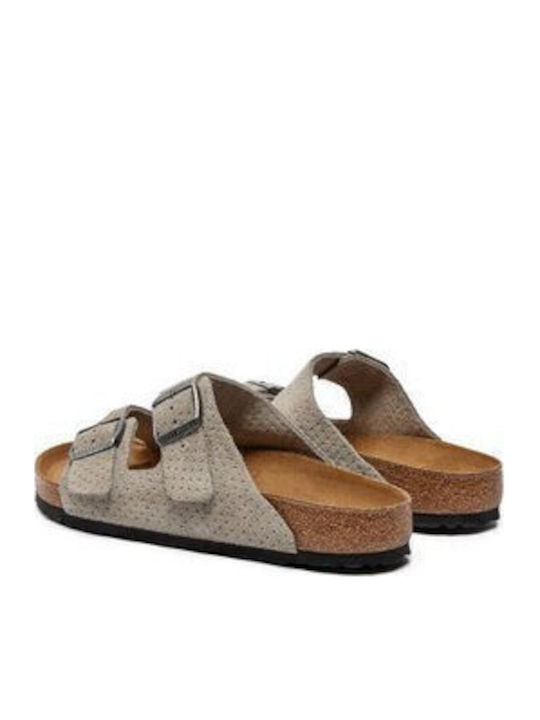 Arizona BS Leder Herrensandalen in Braun Farbe