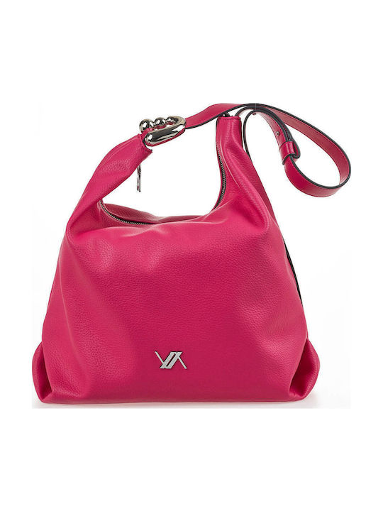 Damentasche Schultertasche Fuchsie