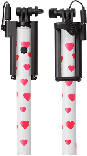 Ultron Selfie Stick με Καλώδιο 3.5mm Λευκό 173950