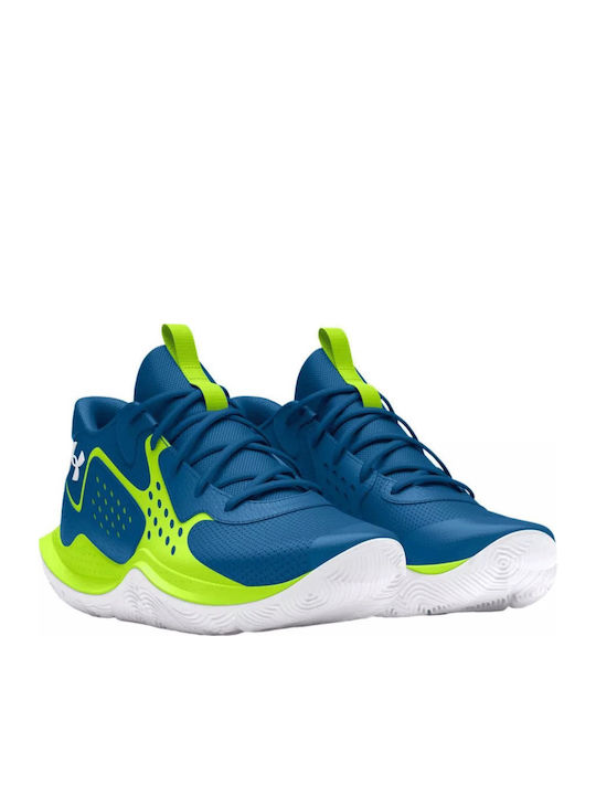 GS JET '23 Kids Sports Shoes Basketball with Laces Blue