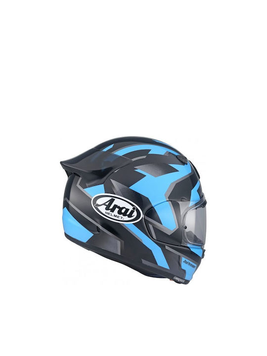 Arai Quantic Robotik Blue Cască de motocicletă Față întreagă ECE 22.06 cu Pinlock