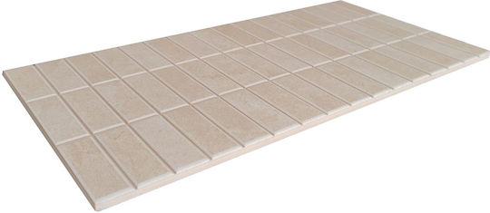 Saloni Ceramica Kitchen Wall / Bathroom Matte Ceramic Tile 40x20cm Marfil