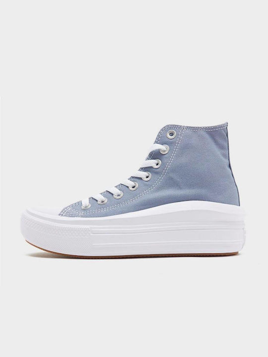 Converse Chuck Taylor All Star Move Γυναικεία Sneakers Μπλε