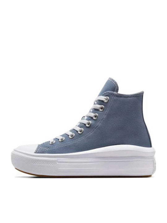 Chuck Taylor All Star Move Flatforms Boots Blue