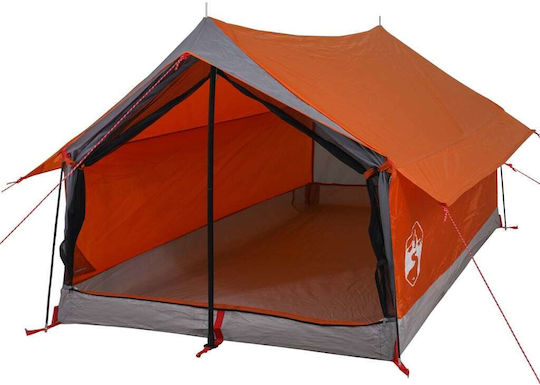 vidaXL Καλοκαιρινή Σκηνή Camping Γκρι για 2 Άτομα 193x122x96εκ.