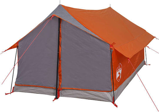 vidaXL Καλοκαιρινή Σκηνή Camping Γκρι για 2 Άτομα 193x122x96εκ.