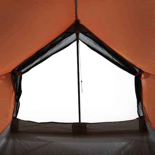vidaXL Καλοκαιρινή Σκηνή Camping Γκρι για 2 Άτομα 193x122x96εκ.