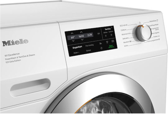Miele WEI895 WCS 125 Gala Edition Washing Machine 9kg with Steam Technology 1600 Rounds 12491470