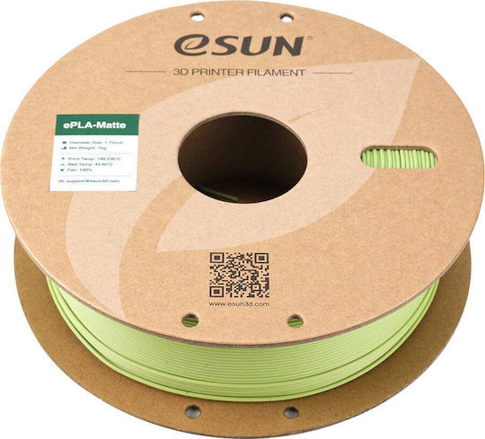 Esun Epla Matte PLA 3D Printer Filament 1.75mm Green 1kg