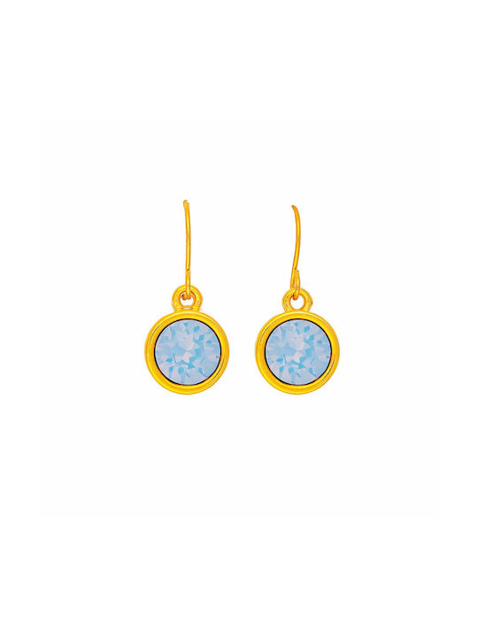 Excite-Fashion Earrings Pendants made of Steel Gold Plated with Stones