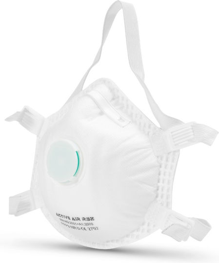 Active Gear Protective Mask FFP3 with Valve White 05-8860 1pcs