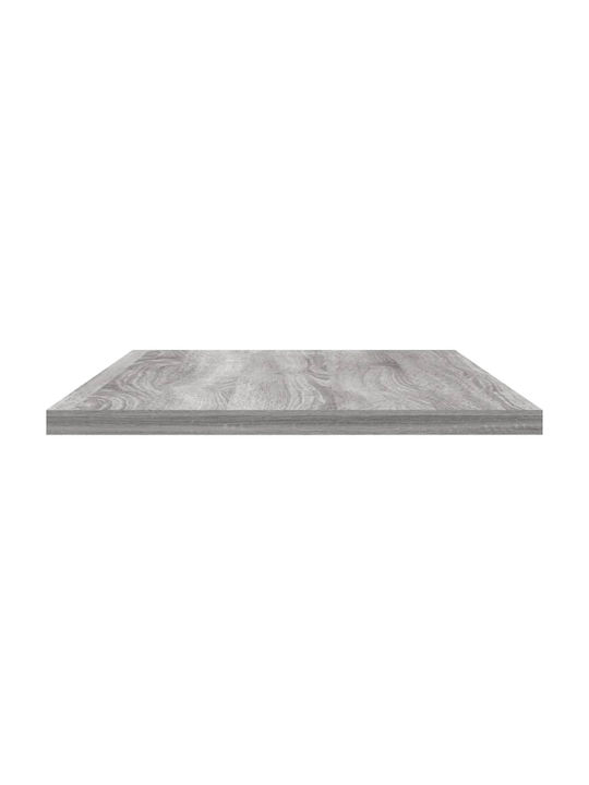 Wandregale Grau Sonoma 4Stücke 60x20x1.5cm