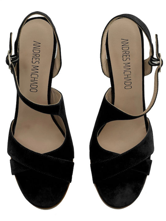 Leather Sandals Black