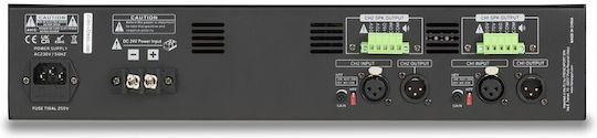 Helvia Zeus 2120CA PA Power Amplifier 2 Channels 120W/4Ω 240W/100V