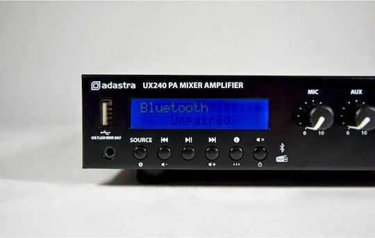 Adastra Ux240 Integrated Commercial Amplifier 24 Channels 240W/100V