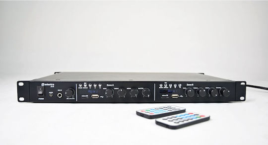 Adastra A14 Dual Stereo Verstärker- Integriert PA-Verstärker 100W/100V