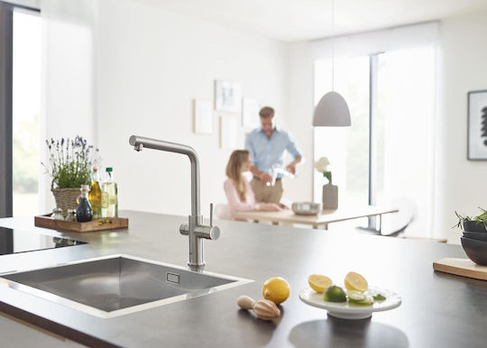 Grohe Blue Home Wasserfiltrationssystem Arbeitsplatte mit Wasserhahn 31543000