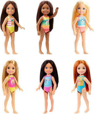 Barbie Beach Doll Chelsea Ice Cream Suit for 3++ Years 15cm. (Various Designs/Assortments of Designs) 1pc