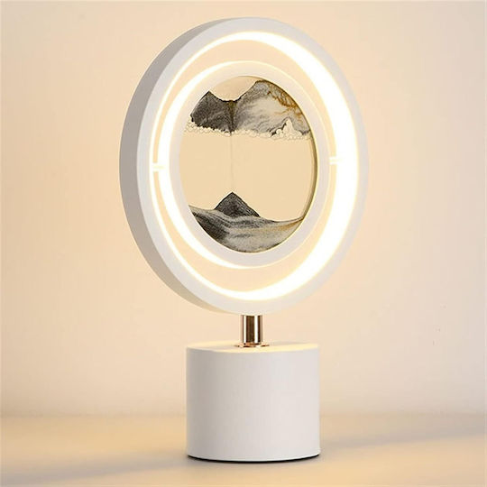 Led Kids Desk Lamp Glass Beige