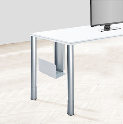 Emuca Desk Mounted Computer Stand Silver (6216925)