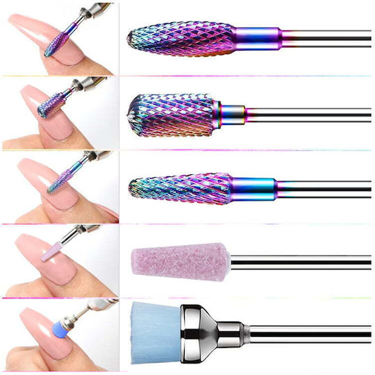 10pcs Storage Box Set Nail Drill Bit