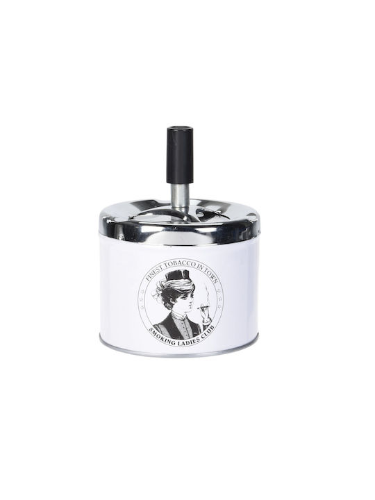 Excellent Houseware Σταχτοδοχείο Λευκό