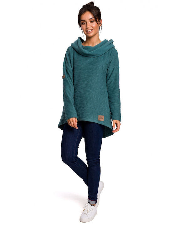 BeWear Women's Hooded Sweatshirt Green