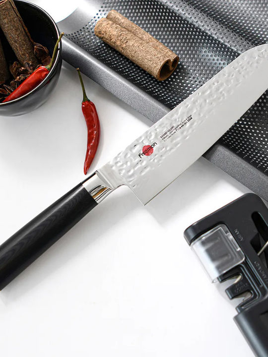 Fissman Kensei Kojiro Μαχαίρι Santoku από Ανοξείδωτο Ατσάλι 18cm