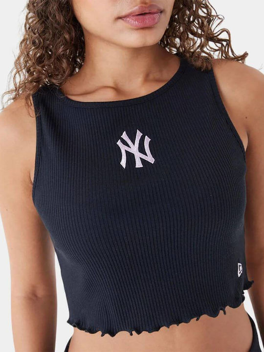 Γυναικείο Καλοκαιρινό Crop Top Αμάνικο Μαύρο