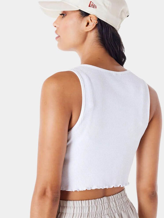 Hero  La Dodgers Mlb Lifestyle Women's Athletic Crop Top Sleeveless White