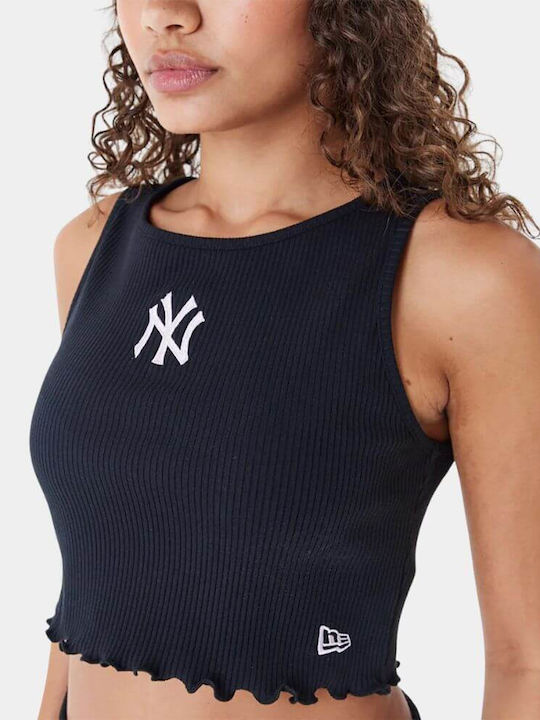Γυναικείο Καλοκαιρινό Crop Top Αμάνικο Μαύρο